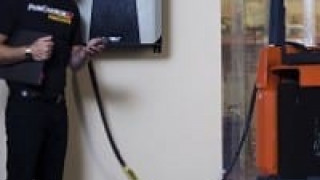 Electric Forklift Chargers Controllable via Mobile Phone App