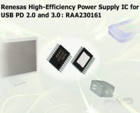 IC supports USB Power Delivery 2.0 and 3.0 Specifications