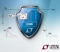 8&micro;A IQ Surge Stopper Protects from Voltage and Current Transients