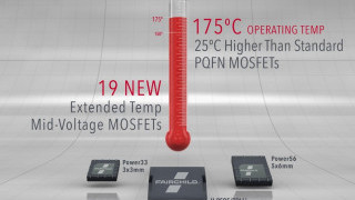 Extended Temperature Mid-Voltage MOSFETs Rated at 175 C