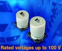 80V and 100V Automotive SMD Aluminum Capacitors