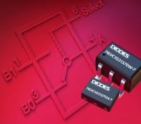 Analog SPDT Switch features Low RON for Multiplexing