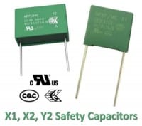 X1, X2 & Y2 Safety Capacitors