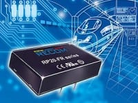 Railway-Certified 20W DC-DC Converter with 4:1 Input