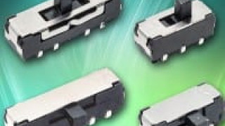 DP3T Vertically-Actuated On-On-Momentary Slide Switches