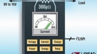 30A Supply Monitor with Integrated 300&micro;&Omega; Sense Resistor