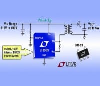 5-Watt / 100V No-Opto Regulator in TSOT-23 Package