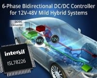 6-Phase Bidirectional DC-DC Controller for 48V Automotive Systems