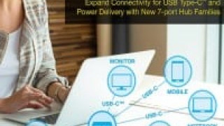 Seven-Port USB 3.1 Gen1 Hub IC for USB Type-C