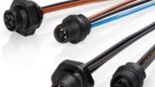 AC and DC Power Panel Mount Connectors