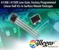 Low-Profile Linear Hall-Effect Sensor ICs with Analog Output