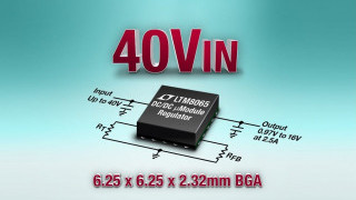2.5A Regulator in 6.25mm x 6.25mm BGA Package