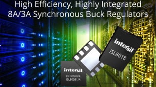 High Efficiency Highly Integrated 8A and 3A Synchronous Buck Regulators