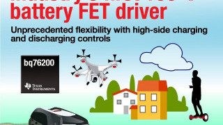 High-Voltage Batteries with First 100V High-Side FET Driver