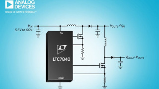 60V, Dual, 2-Phase Boost Controller Can Regulate Beyond 200V