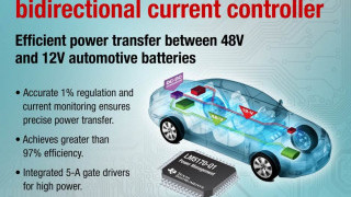 Integrated BuckBoost Controller Efficiently Transfers Power Between Dual Automotive Battery Systems