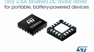 Tiny 26A Brushed DC Motor Driver for Portable Battery-Powered IoT Devices