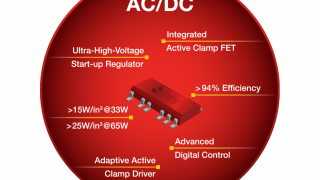 Silanna 33W and 65W Integrated Active Clamp Flyback Controllers in Production