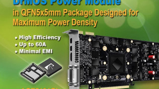 5mm x 5mm DrMOS Power Module Delivers up to 60A