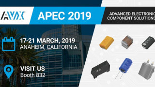 AVX to Highlight Capacitors and Supercapacitors at APEC 2019