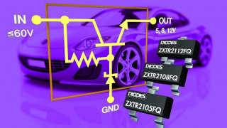 Automotive-Grade Regulators Tolerate 60V Battery Transients