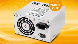 2-in-1 Industrial PC Power Supply: ATX + Added 24Vdc/7A Output