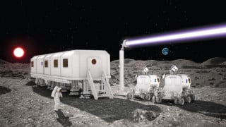 Laser-Beaming Moon Light Created for Lunar Power Grid