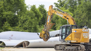 Used Wind Turbine Blades: Recycle, Reuse, or Redesign?