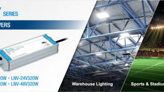 320W CC/CV LED Driver Offers Wide Input Voltage