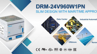 960W DIN Rail Power Supply Slim Design with Maritime Approval