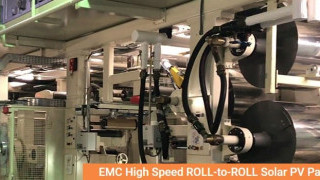 Roll-to-Roll Printing of Perovskite Solar Cells on Flexible Corning Glass