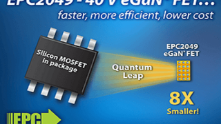 40V GaN Power Transistor is 8X Smaller than Equivalently-Rated MOSFETS