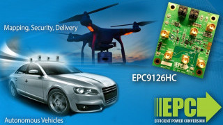 GaN FETs Drive 150-Amp LiDAR Dev Board and Deliver 5-nsec. Pulses