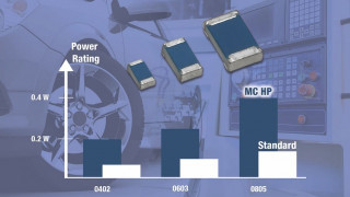 High-Power Thin-Film Chip Resistors Replace Larger Devices