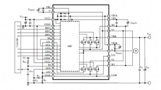High-Voltage 3-Phase Motor Driver IC with Integrated IGBT