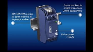 Recom Unveils 30 W Ultra-Slim 2U AC-DC DIN-Rail Power Supply