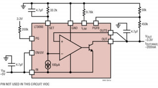 –20V, 200mA Negative Linear Regulator with Ultralow Noise and Ultrahigh PSRR