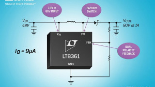 2MHz Boost / SEPIC / Inverter Features 2A, 100V Power Switch & 9µA IQ