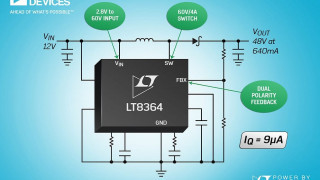 2MHz Boost/SEPIC/Inverter with 4A / 60V Power Switch & 9μA IQ