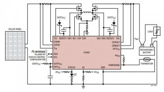 Buck-Boost Battery Charge Controller with MPPT and I2C