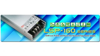 MEAN WELL Introduces Low Profile and Noise-Free Enclosed Type Power Supply