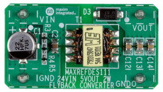 Isolated 2W 24Vdc-to-5Vdc Flyback DC-DC – Reference Design