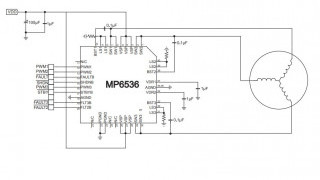 5V to 26V, 5.5A Three-Phase Brushless DC Motor Driver Evaluation Board