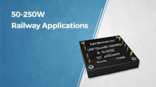 Mornsun Extends EN50155-Compliant Railway DC-DC Offering