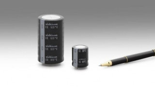 Miniaturized Snap-In Aluminum Electrolytics Rated for 5,000 Hours at 105°C