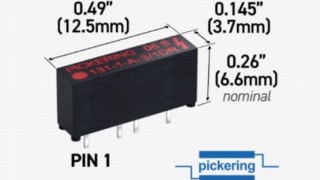 Pickering Electronics Launches Smallest 1500V Reed Relays