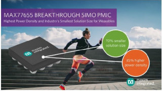 Quad-Output SIMO Power Management IC by Maxim Integrated Achieves High Power Density