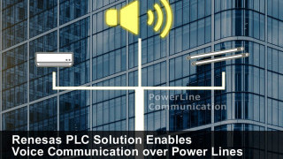 PLC Solution that Enables Voice Communication over Power Lines