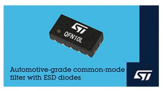 STMicroelectronics Integrates Common-Mode Filter and ESD Suppression in New Automotive-Protection Devices