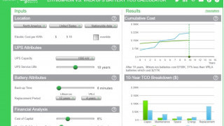 TradeOff Tool Delivers Detailed Cost and Energy Advantages of Li-ions vs VRLAs